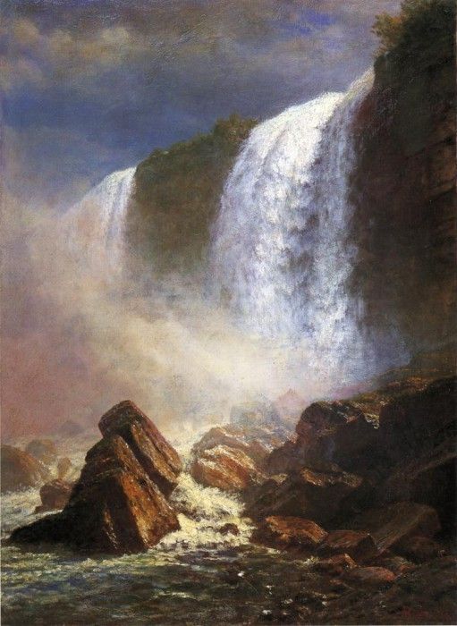 Bierstadt Albert Falls of Niagara from Below. , 