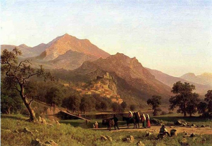 Bierstadt Albert Rocca de Secca. , 