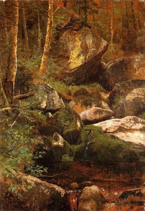 Bierstadt Albert Forest Stream. , 