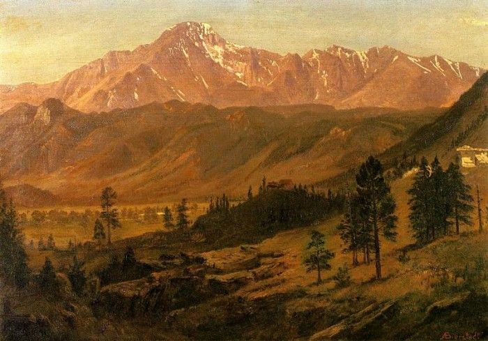 Bierstadt Albert Pikes Peak. , 