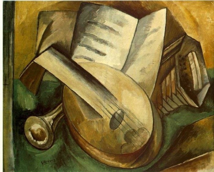 Braque Musical Instruments, 1908, Private. , 