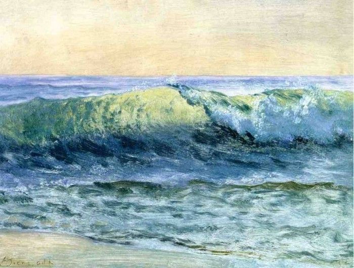Bierstadt Albert The Wave. , 