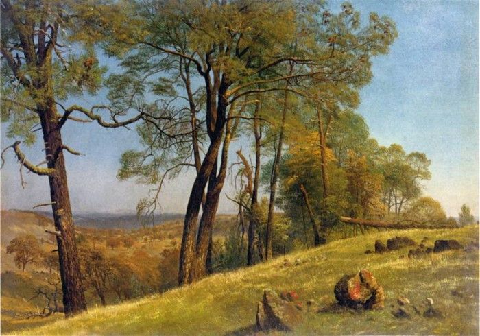 Bierstadt Albert Landscape Rockland County California. , 