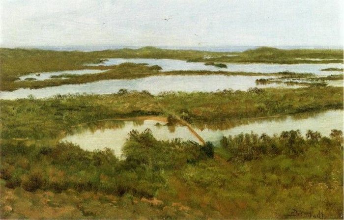 Bierstadt Albert A River Estuary. , 