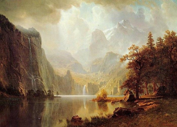 Bierstadt Albert In the Mountains. , 