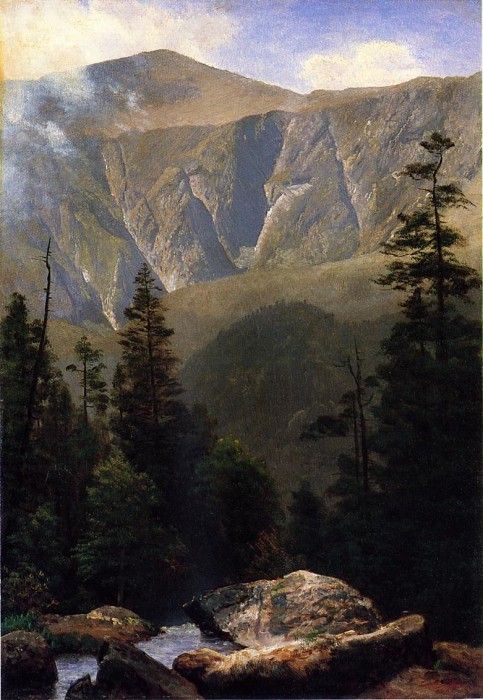 Bierstadt Albert Mountainous Landscape. , 
