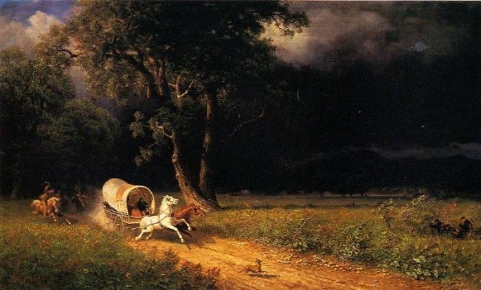 Bierstadt Albert The Ambush. , 