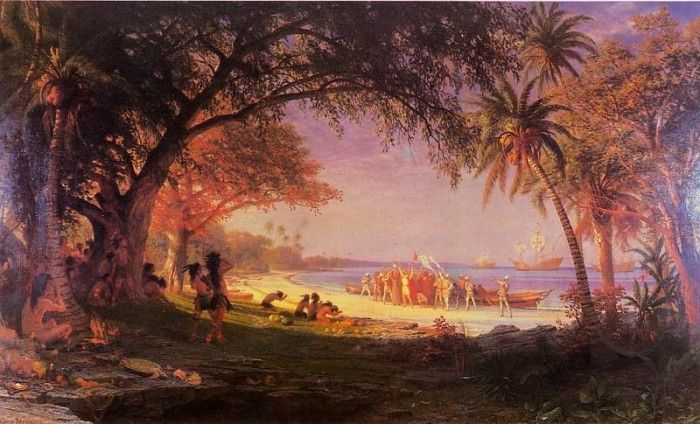 Bierstadt Albert The Landing of Columbus. , 