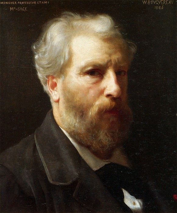 Bouguereau William Autoportrait presente a M. Sage 1886. ,  