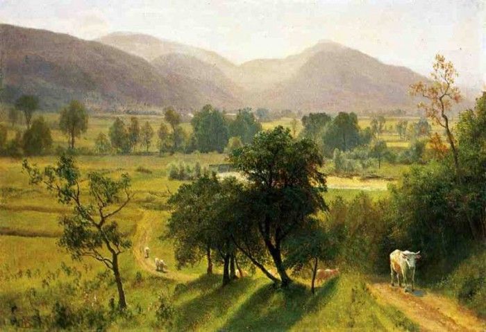 Bierstadt Albert Conway Valley New Hampshire. , 