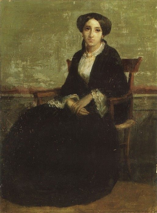 A Portrait of Genevieve Bouguereau. ,  