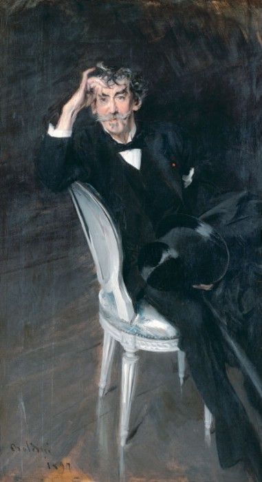 Portrait of James McNeill Whistler 1897. Boldini, 