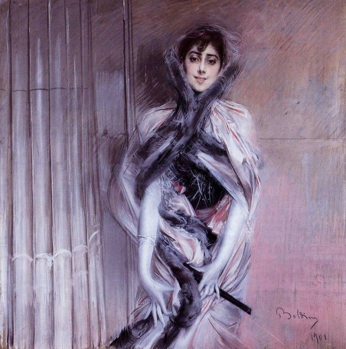 Portrait of Emiliana Concha de Ossa 1901. Boldini, 