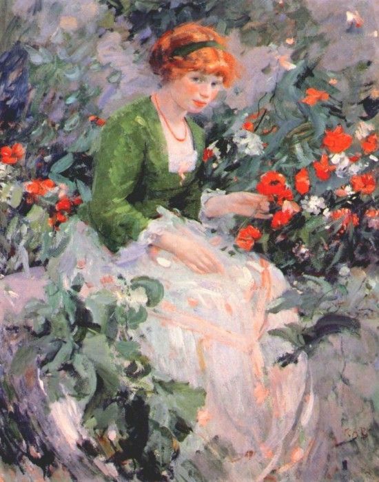 buehr the flower girl 1912. Buehr