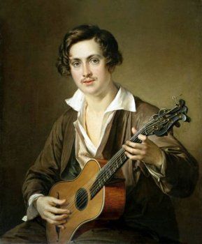 Василий Тропинин — картина «Гитарист»