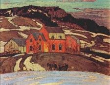 jackson early spring, quebec 1923. 