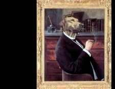 dog portraits csg016 lord gristle. , 