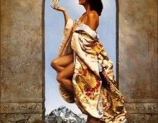 bs-fl- Christensen- Girl In The Golden Kimono. ,  .