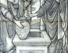 Jesus and Woman at the Well. -   
