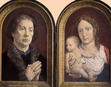 GOSSAERT Jan Diptych of Jean Carondelet.   
