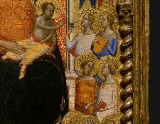 Daddi Madonna and Child with Saints and Angels, 1330s, Det(7. �����, ��������