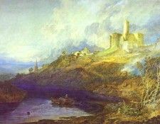 William Turner - Warkworth Castle, Northumberlan. ������
