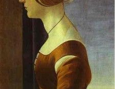 Alessandro Botticelli - Portrait of a Woman. , Alessandro
