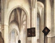 SAENREDAM Pieter Jansz Interior Of The St Jacob Church In Utrecht 1642. Saenredam, ����� Jansz
