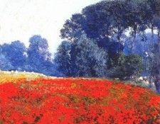 rose poppy field c1910. , 