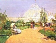 hassam horticultural building, worlds columbian exposition, chicago 1893. , 