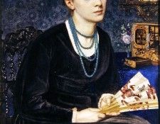 Portrait of Louise A Baldwin 1868. ,  