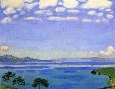 Hodler Ferdinand Lake of Geneve Sun. , 