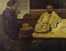 Paul Alexis Reading to Emile Zola. , 