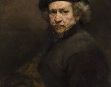 REMBRANDT SELF-PORTRAIT 1659 NG WASHINGTON.    