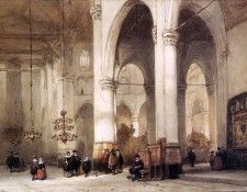 Bosboom Johannes Sint Laurens Church In Rotterdam Sun. Bosboom, ��������