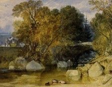 Turner Joseph Mallord William Ivy Bridge Devonshire. ,   