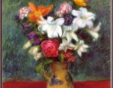 Glackens-LiliesAndOtherFlowersInAVase-sj. Glackens, ������