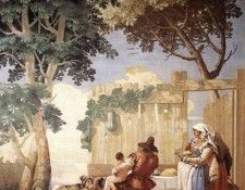 TIEPOLO Giovanni Domenico Family Meal. ,  
