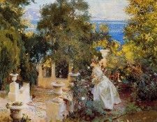 Sargent John Singer A Garden in Corfu. ,  