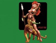 jw Steranko - Leopard Girl Wall (Nude). ��������, ������