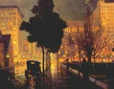 coburn rainy night 1917. ,  