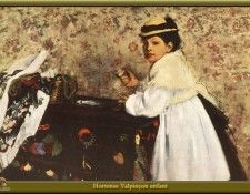 PO Degas 16 Hortense Valpinon enfant(1869). , --