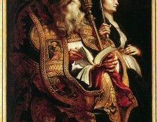 Rubens Raising of the Cross Sts Amand and Walpurgis. ������, ����� �����