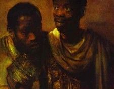 Rembrandt - Two Negroes.    