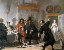 Troost Cornelis The Mathematicians Or The Young Lady Who Ran. Troost, ��������