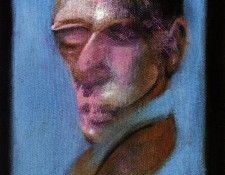 Bacon Three Studies for Self-Portrait,1980, left panel. , 