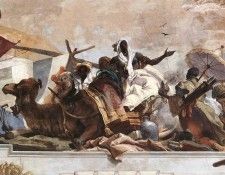 Tiepolo Wurzburg Apollo and the Continents detail5. ,  