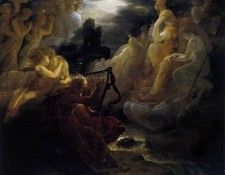 GERARD Francois Ossian Awakening The Spirits On The Banks.  