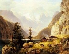 Hacker Horst An Alpine Valley. , 