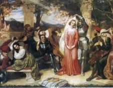 The Contest of Beauty for the Girle of Florimel Britomartis Unveiling Amoret. Pickersgill,  